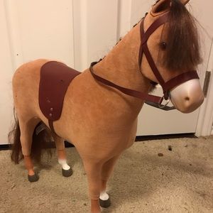 American Girl Doll Horse with saddle